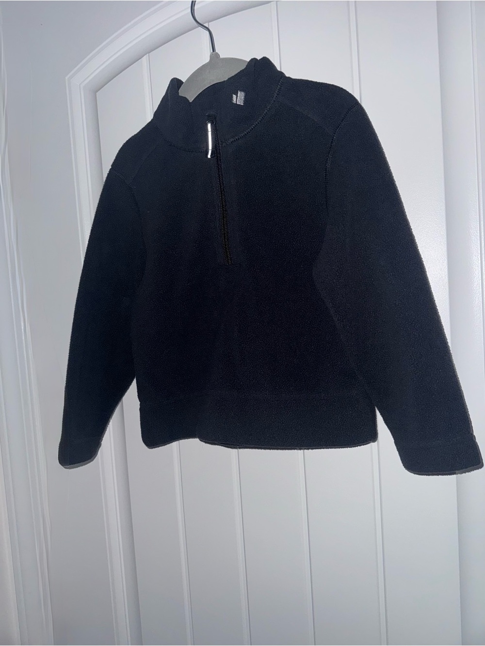 Obermeyer Kids Black Fleece 1/4 Zip Pullover Youth Small
